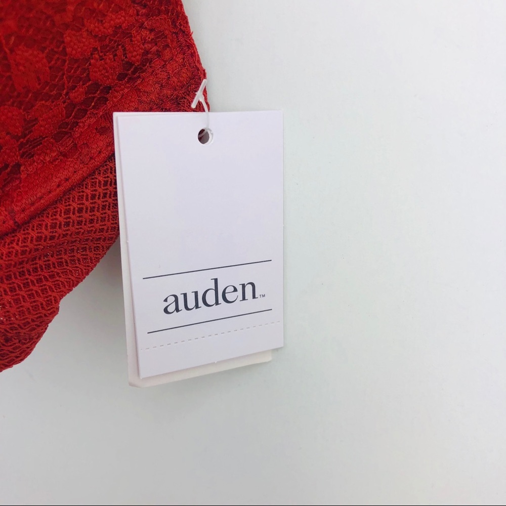 Women's Lace Underwire Bra - Red - Picture 8 of 11